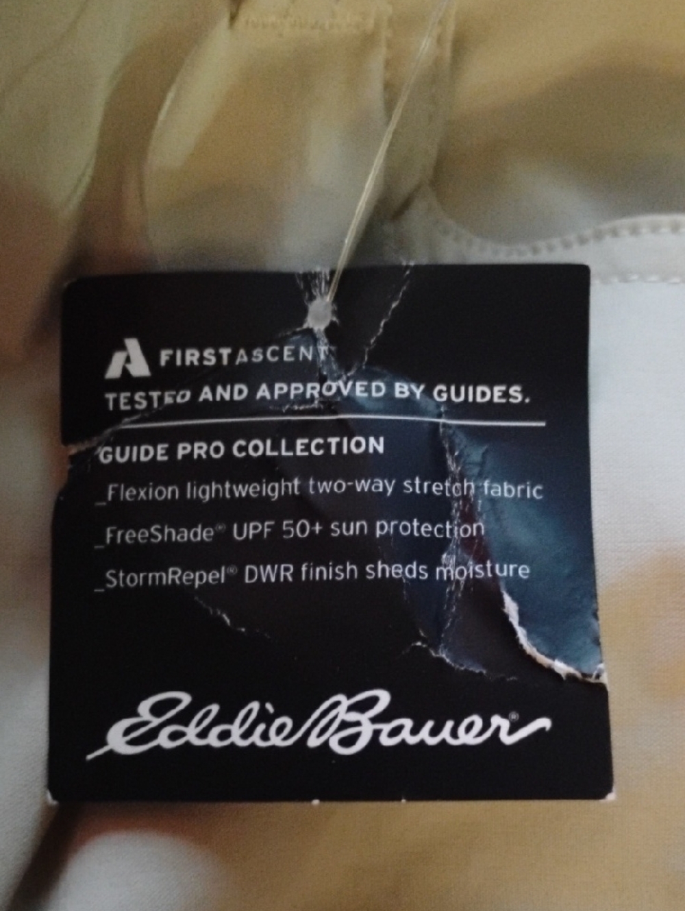 Eddie Bauer NWT Light Beige Casual Pants Petite Straight Mid Rise Sz 12p - Picture 6 of 7